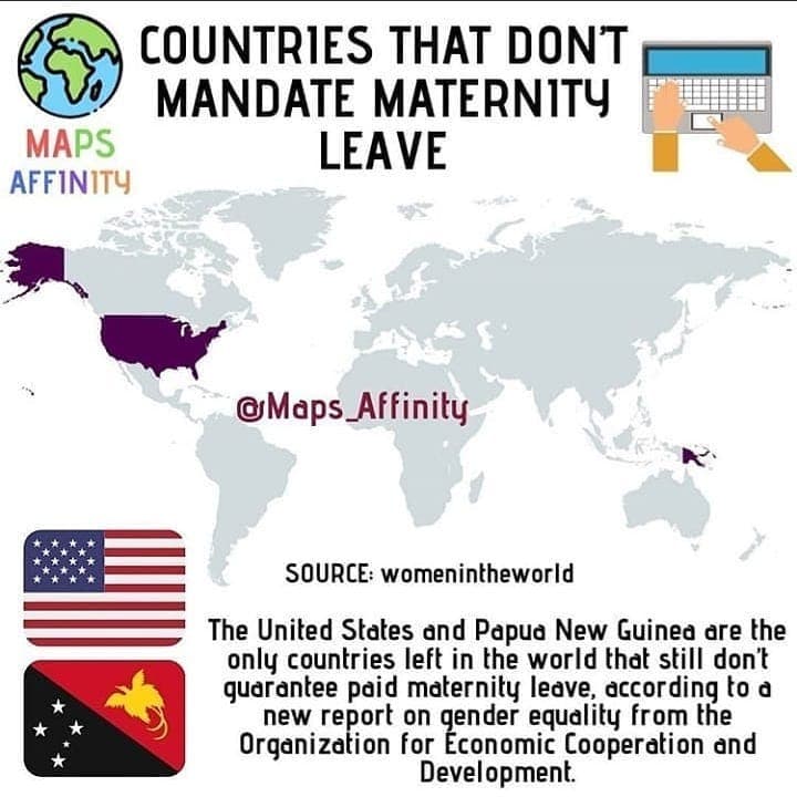 Countries that donât mandate maternity leave