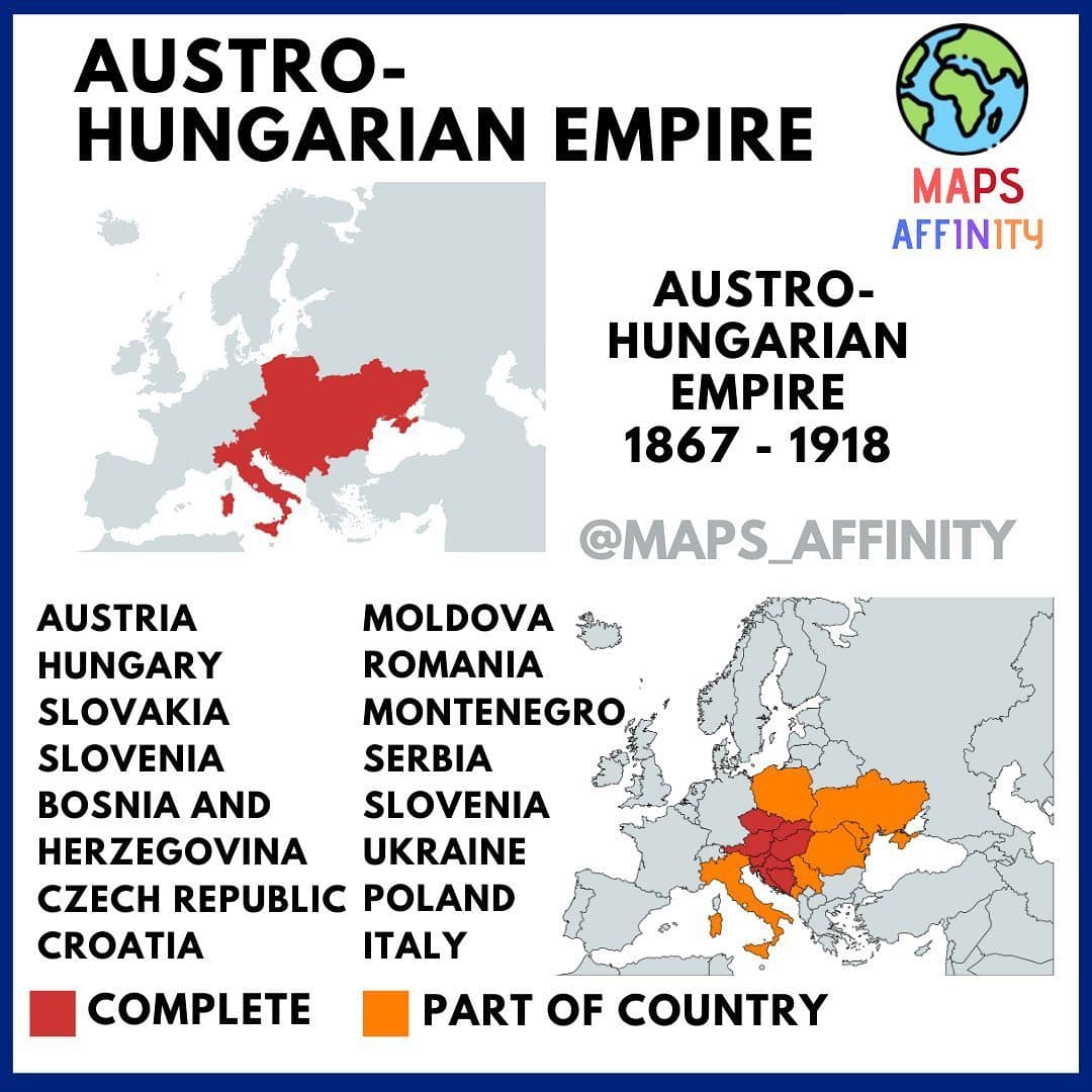 #austria #hungary #slovenia #slovakia #bosnia #czechrepublic #crotia #moldova #romania #montenegro #serbia #ukraine #poland #italy #europe #asia #maps #mapping #history #geography #independent