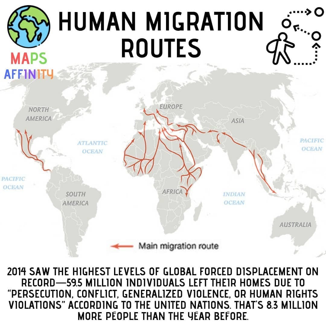 Human Migration Routes 