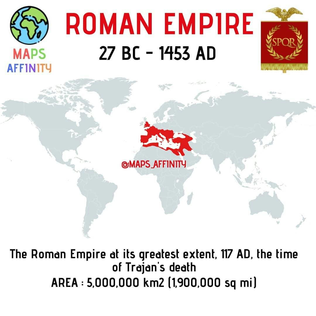 MAP ROMAN EMPIRE
