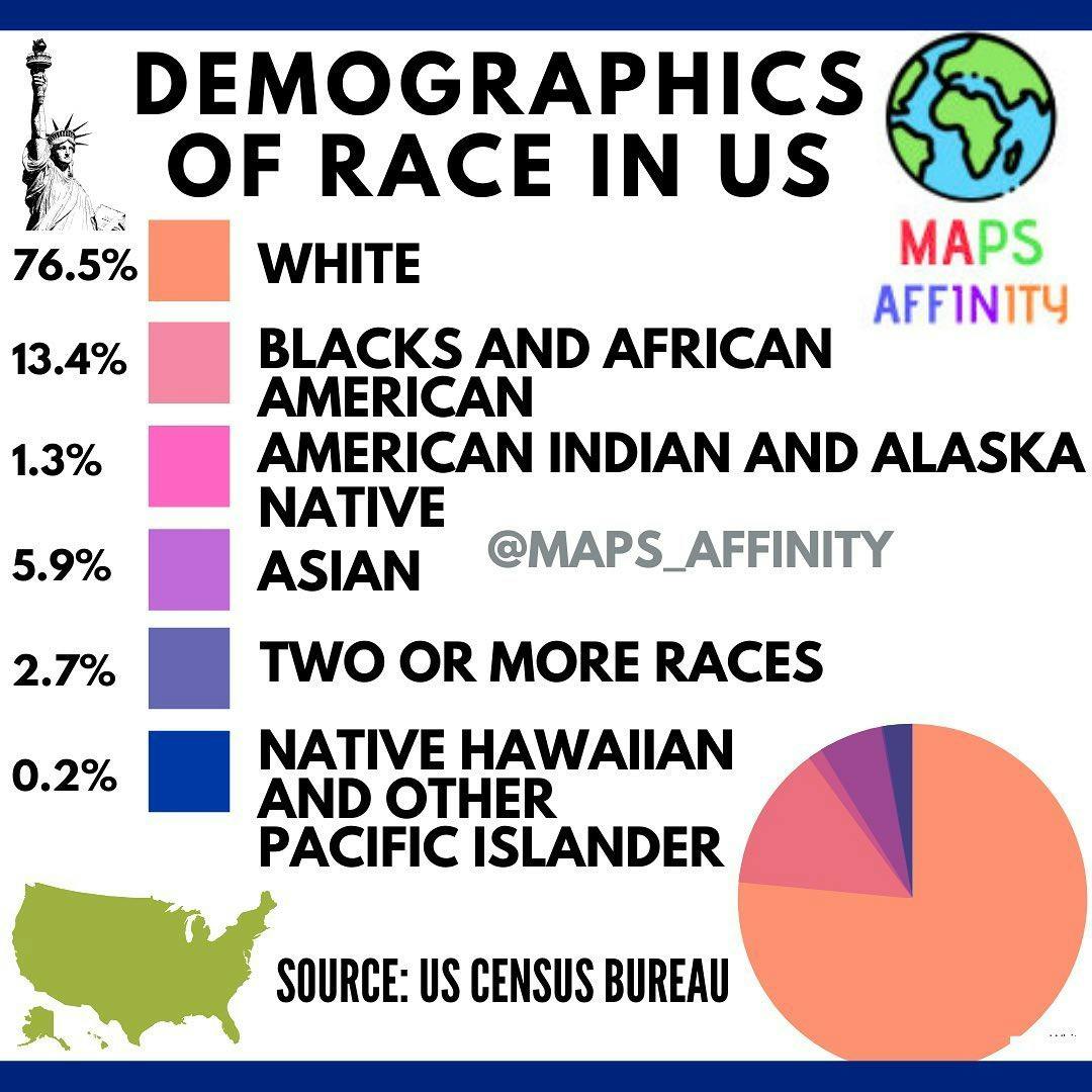 DEMOGRAPHICS OF RACE IN USA 