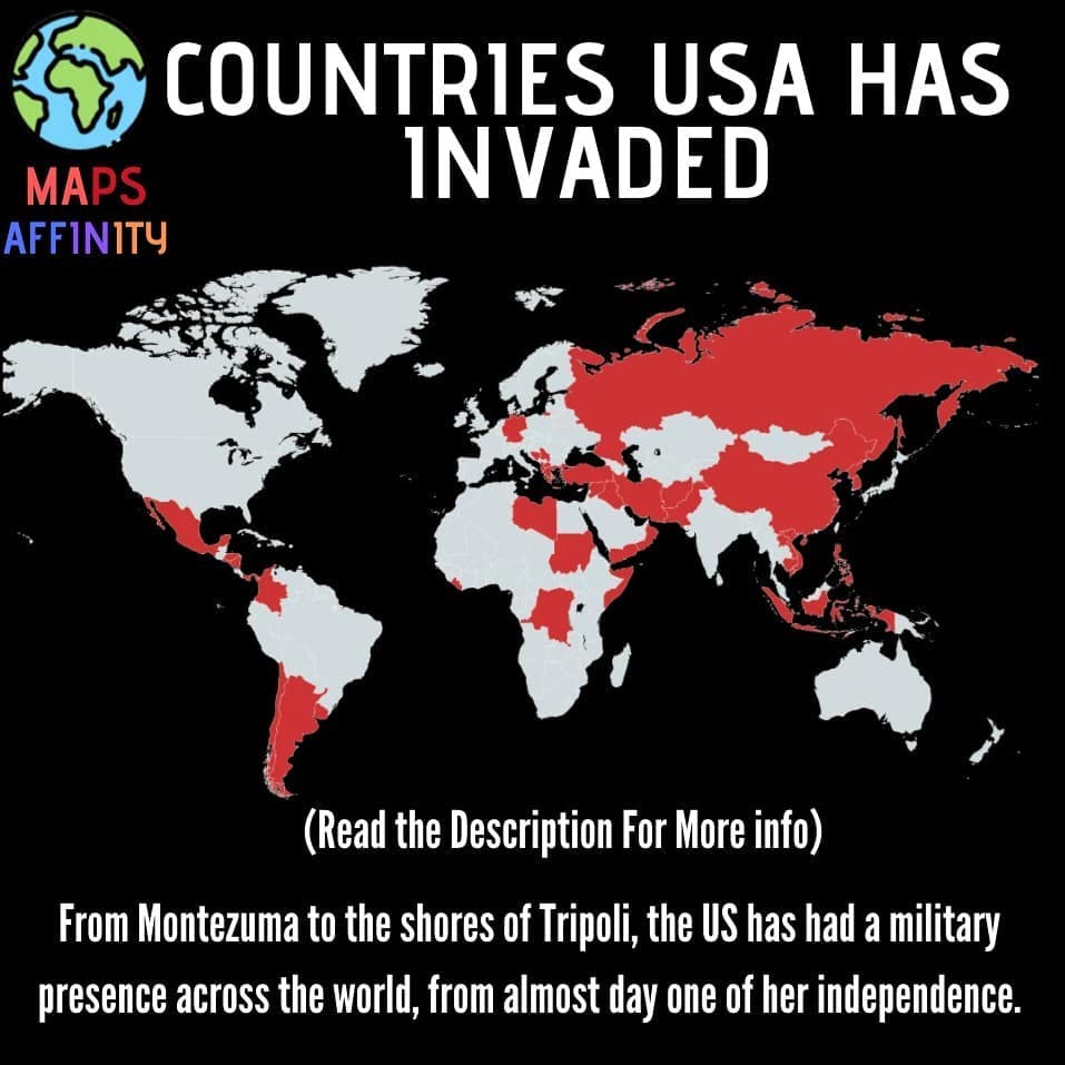 Countries USA has invaded