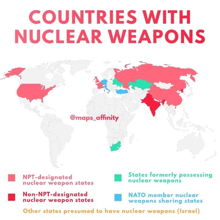 States with Nuclear Weapons: