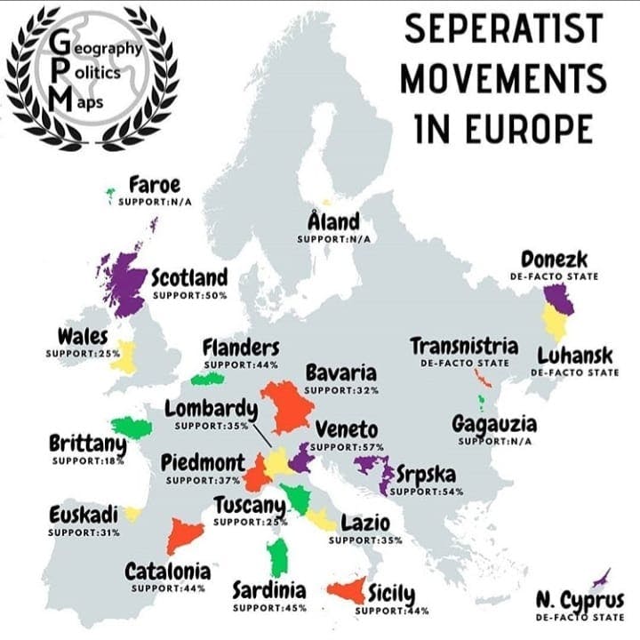 Separatist Movements in Europe 