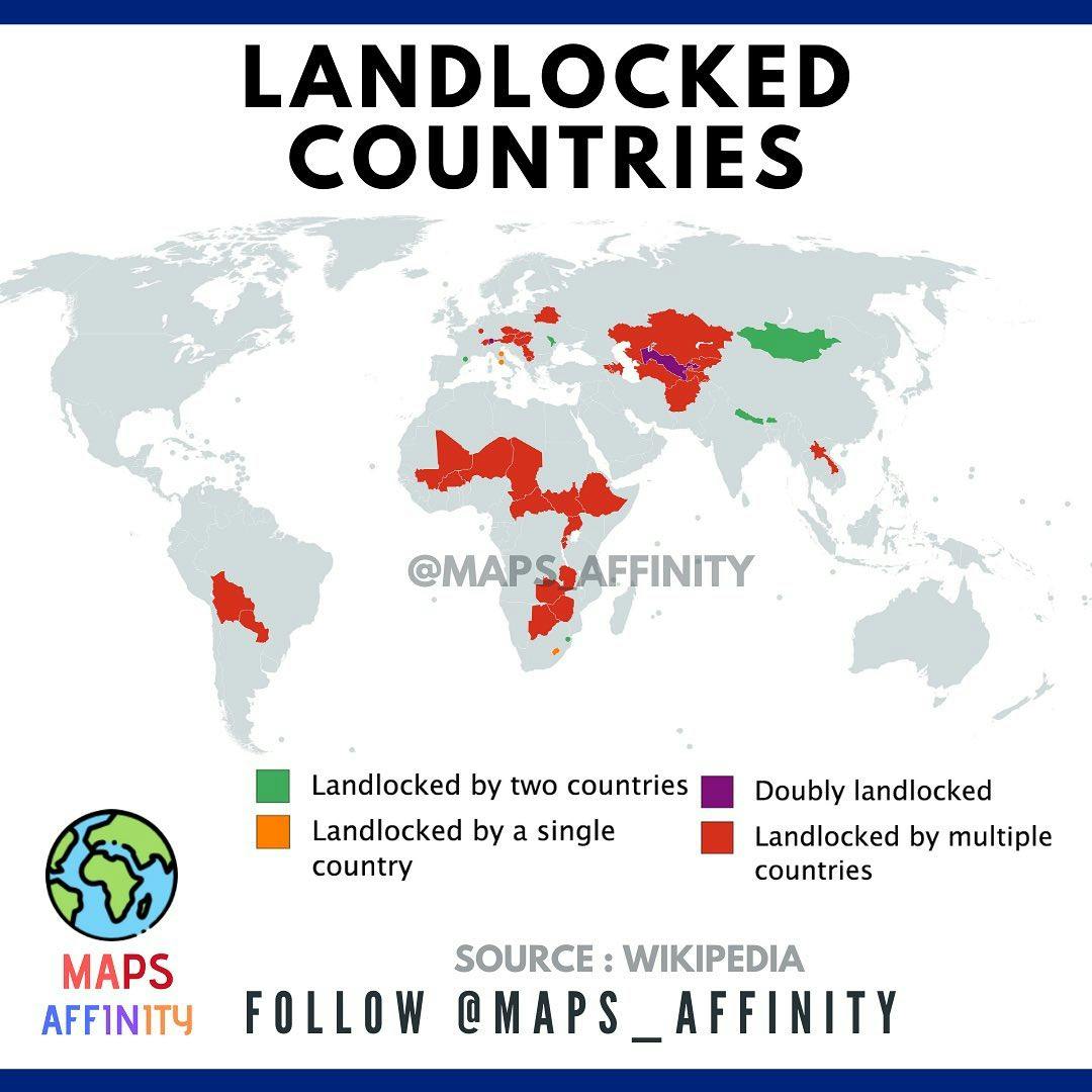 Landlocked countries 