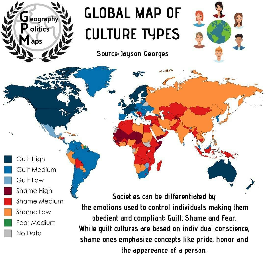 GLOBAL MAP OF CULTURE TYPES....