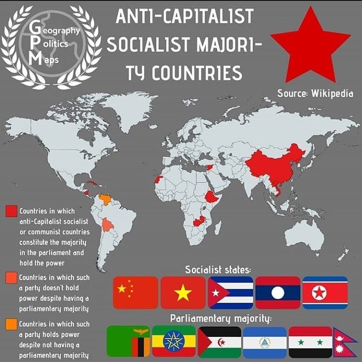 ANTI-CAPITALIST SOCIALIST MAJORITY COUNTRIES...