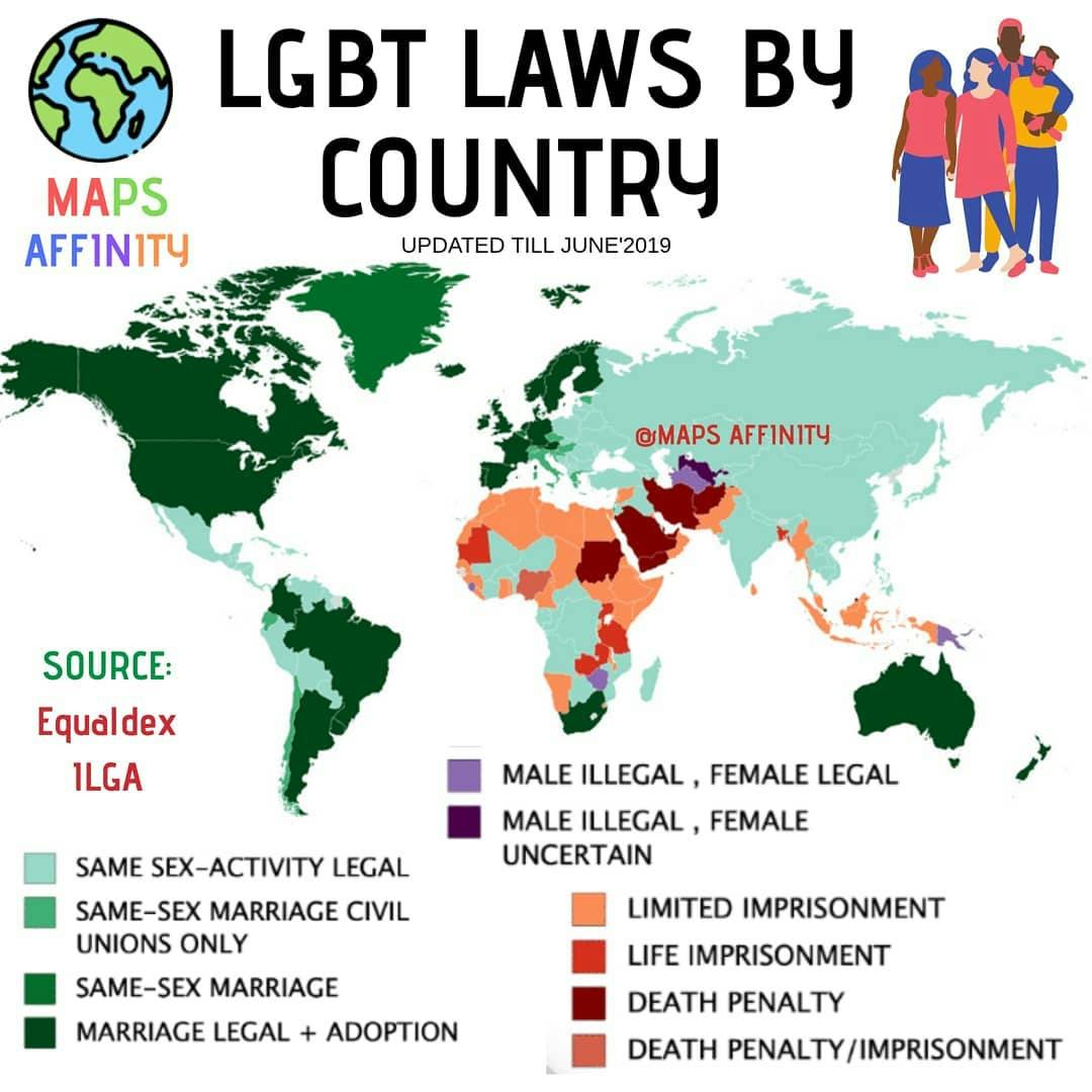 LGBT LAWS BY COUNTRY 